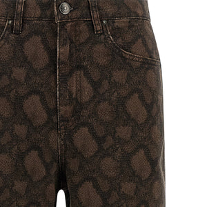Rotate Birger Christensen Animal Print Jeans