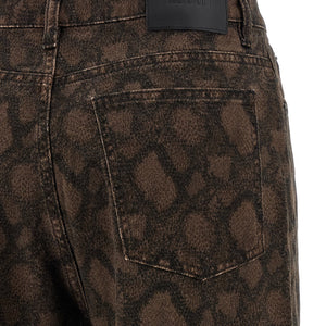 Rotate Birger Christensen Animal Print Jeans