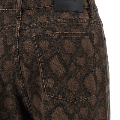 Rotate Birger Christensen Animal Print Jeans