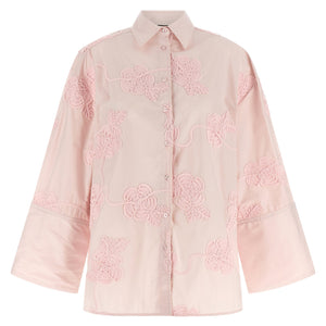 Rotate Birger Christensen Floral Embroidery Shirt