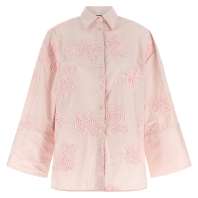 Rotate Birger Christensen Floral Embroidery Shirt
