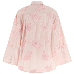 Rotate Birger Christensen Floral Embroidery Shirt