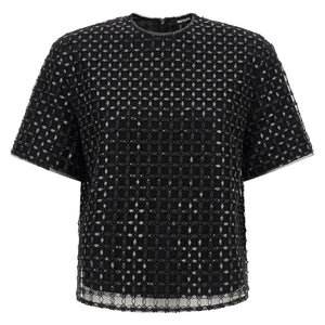 Rotate Birger Christensen Beaded Oversize Top