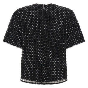 Rotate Birger Christensen Beaded Oversize Top