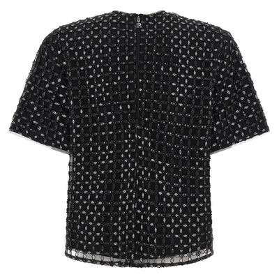 Rotate Birger Christensen Beaded Oversize Top