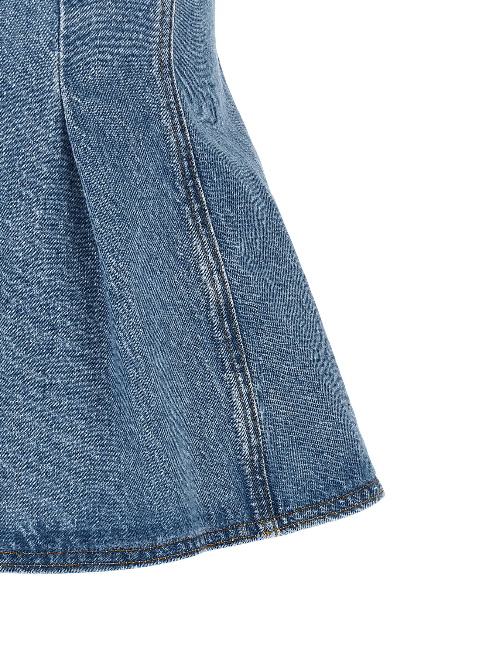 Rotate Birger Christensen Flared Denim Top