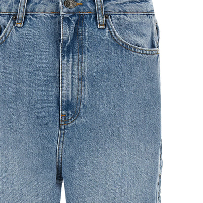 Rotate Birger Christensen Twisted Lacing Jeans