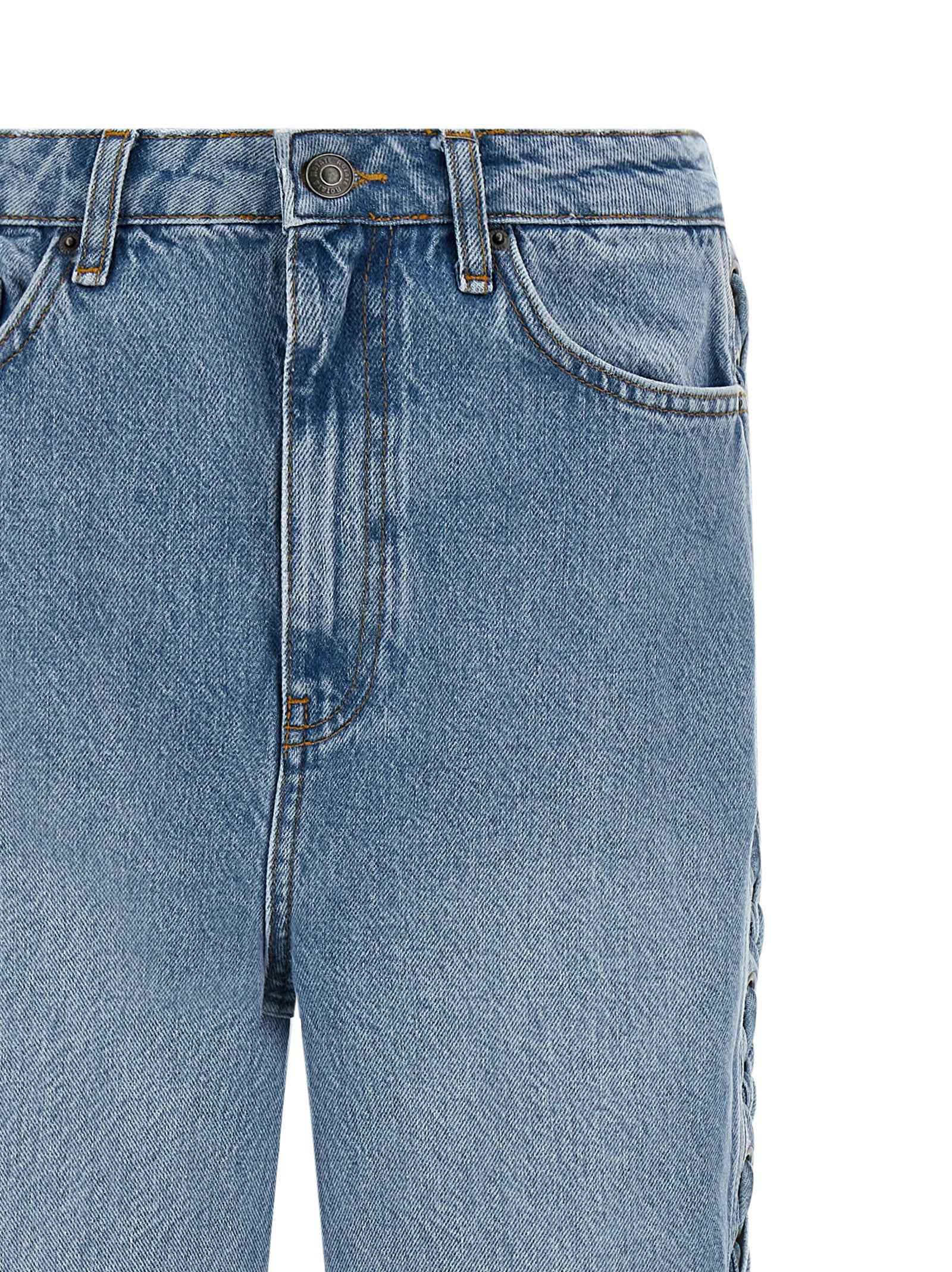 Rotate Birger Christensen Twisted Lacing Jeans