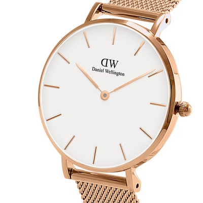Petite Melrose White & Rose Gold