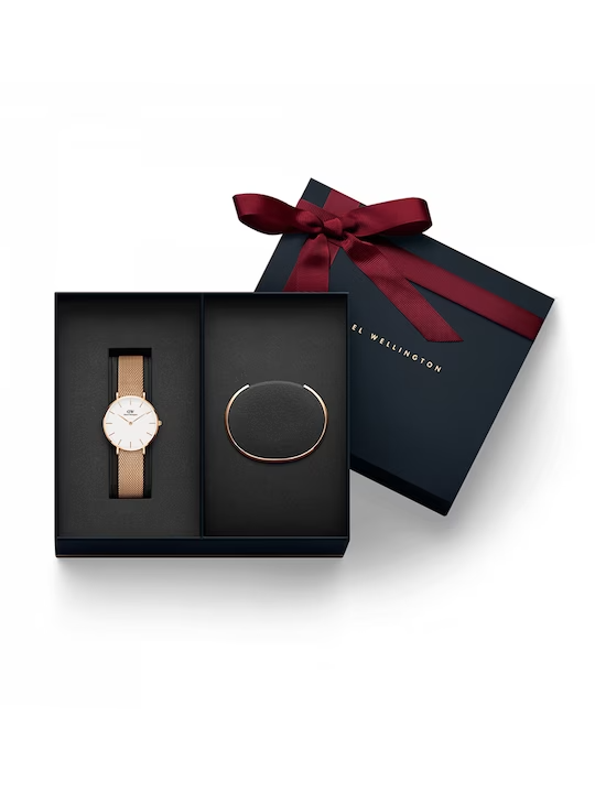 Petite Melrose White & Rose Gold