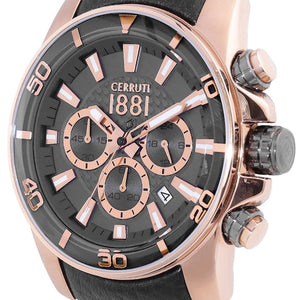 Cerruti Black Leather