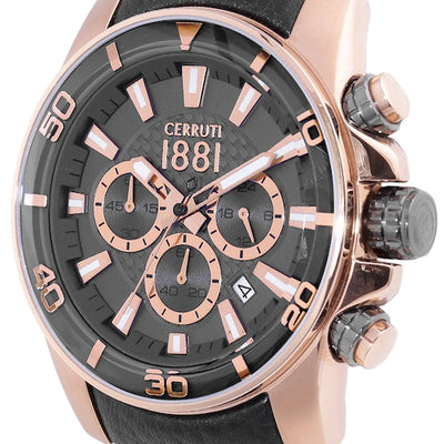 Cerruti Black Leather