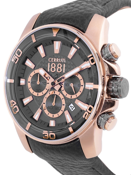 Cerruti Black Leather