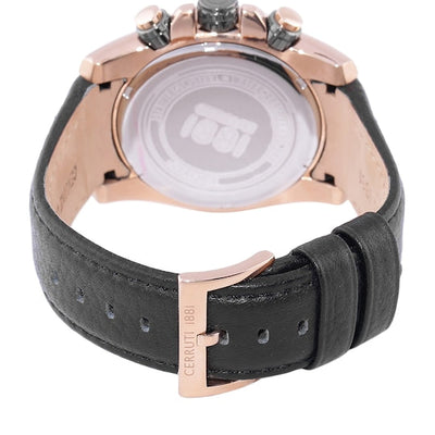 Cerruti Black Leather