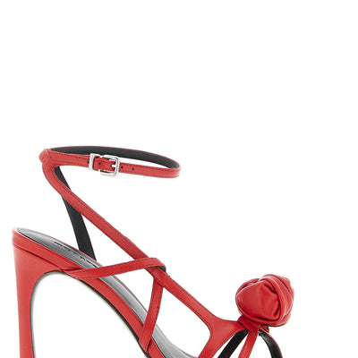 Rotate Birger Christensen Sculptural Knot Sandals