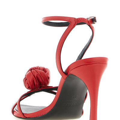 Rotate Birger Christensen Sculptural Knot Sandals