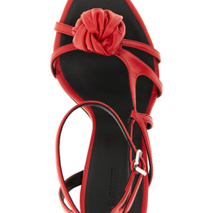 Rotate Birger Christensen Sculptural Knot Sandals