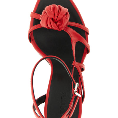 Rotate Birger Christensen Sculptural Knot Sandals