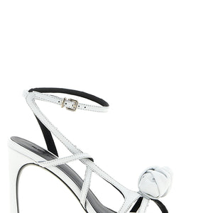 Rotate Birger Christensen Leather Knot Sandals