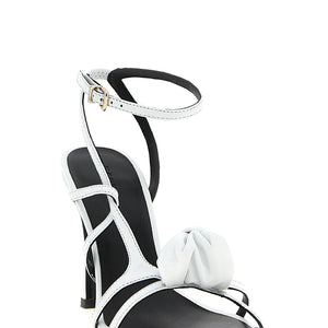 Rotate Birger Christensen Leather Knot Sandals