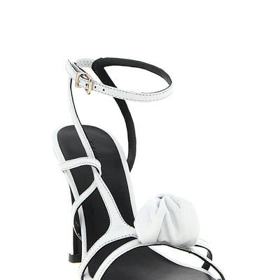 Rotate Birger Christensen Leather Knot Sandals