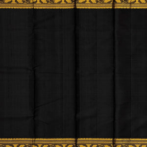 Pink Handloom Kanchipuram Korvai Silk Saree With Black Border