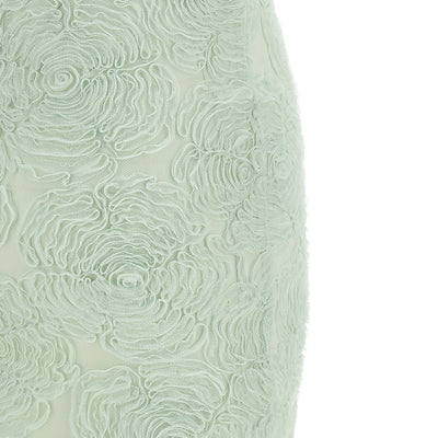 Rotate Birger Christensen Flower Mesh Flounce Dress