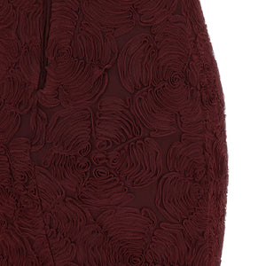 Rotate Birger Christensen Flower Mesh Flounce Dress