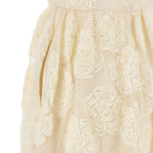 Rotate Birger Christensen Flower Mesh Midi Dress
