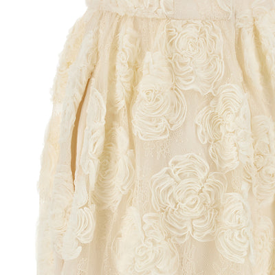 Rotate Birger Christensen Flower Mesh Midi Dress