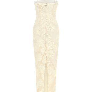 Rotate Birger Christensen Flower Mesh Tube Dress