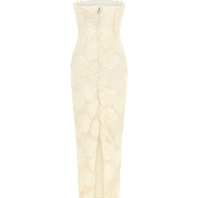 Rotate Birger Christensen Flower Mesh Tube Dress