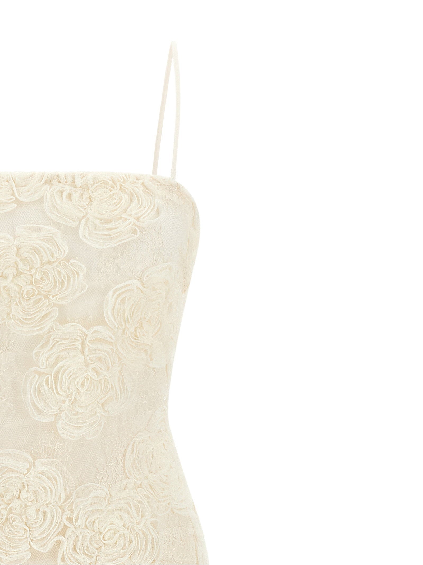Rotate Birger Christensen Flower Mesh Tube Dress