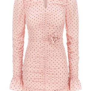 Rotate Birger Christensen Mini Ruches Dress