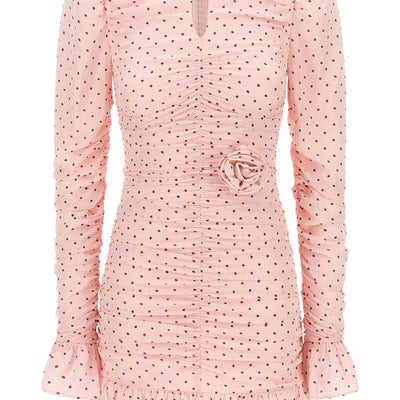 Rotate Birger Christensen Mini Ruches Dress