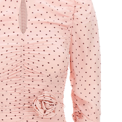 Rotate Birger Christensen Mini Ruches Dress