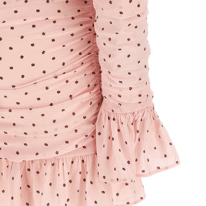 Rotate Birger Christensen Mini Ruches Dress