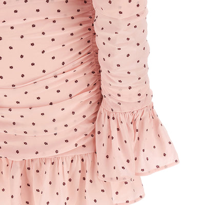 Rotate Birger Christensen Mini Ruches Dress