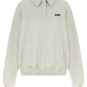 Rotate Birger Christensen Fleece Polo Shirt