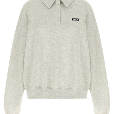 Rotate Birger Christensen Fleece Polo Shirt