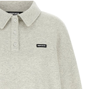 Rotate Birger Christensen Fleece Polo Shirt