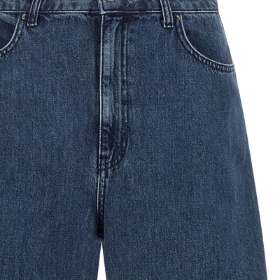 Rotate Birger Christensen Draped Barrel Leg Jeans