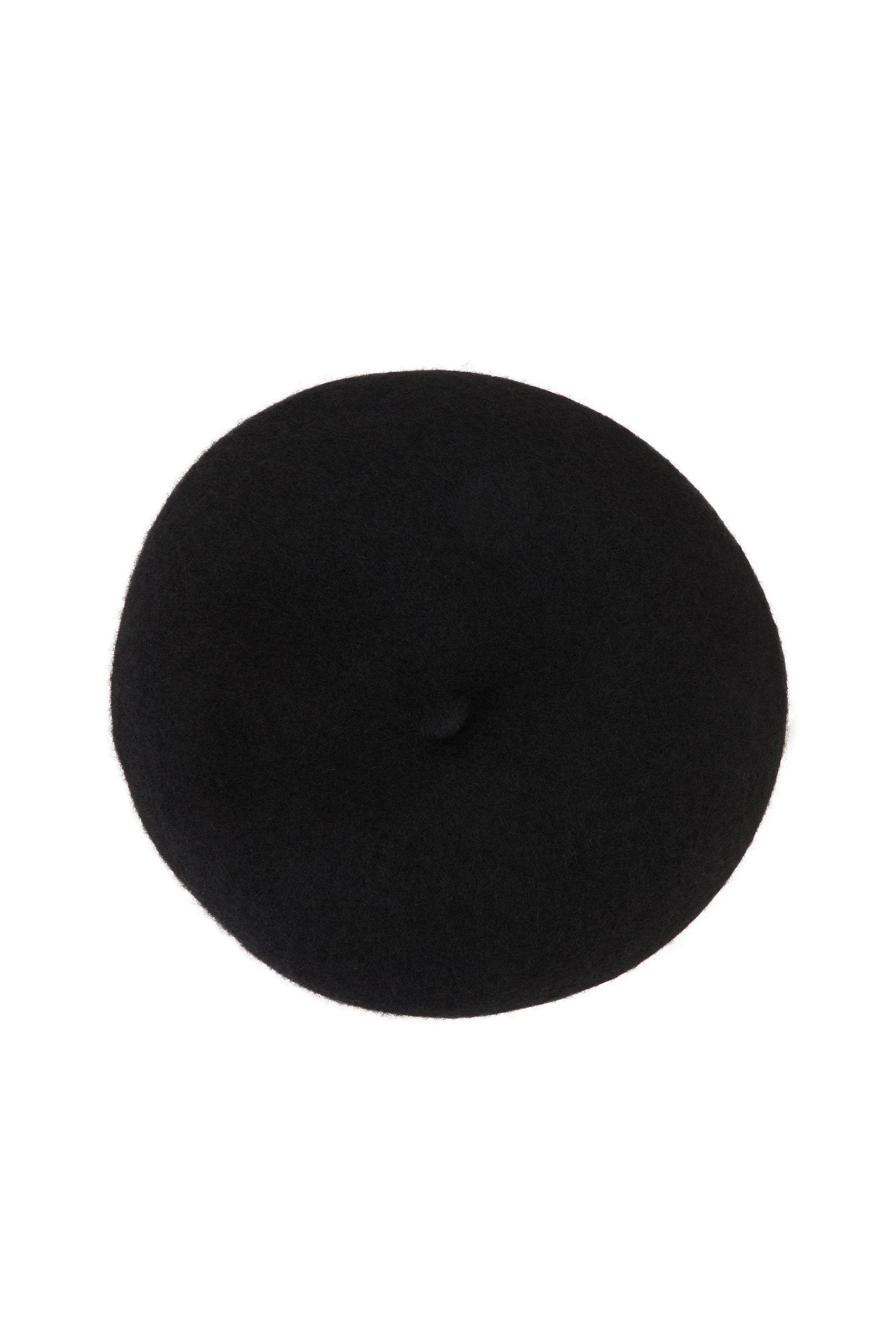 Wool Rhinestone Detail Beret