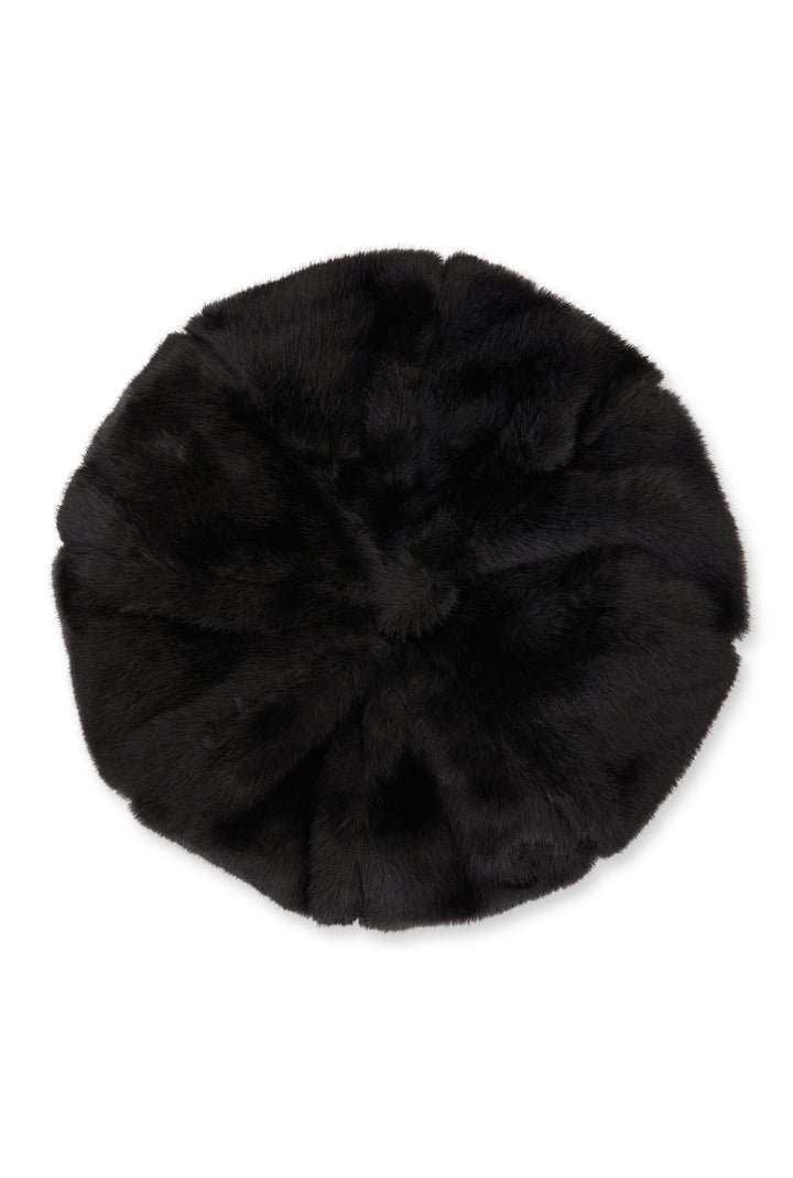 Faux Fur French Beret