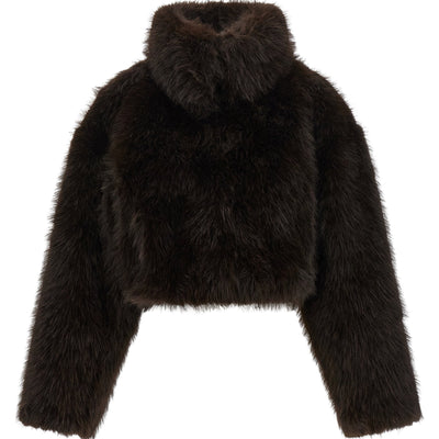 Rotate Birger Christensen Eco-fur Short Jacket