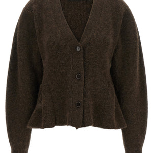 Rotate Birger Christensen Peplum Fund Cardigan