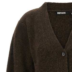 Rotate Birger Christensen Peplum Fund Cardigan