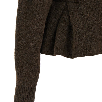 Rotate Birger Christensen Peplum Fund Cardigan