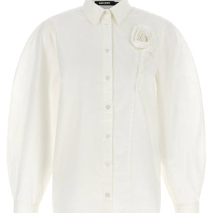 Rotate Birger Christensen 3d Floral Detail Shirt