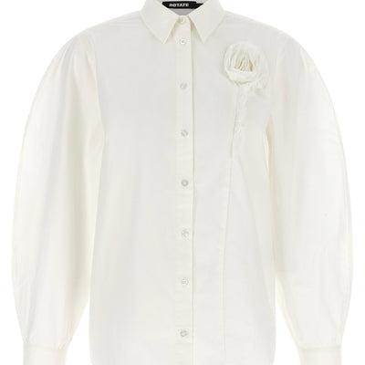 Rotate Birger Christensen 3d Floral Detail Shirt